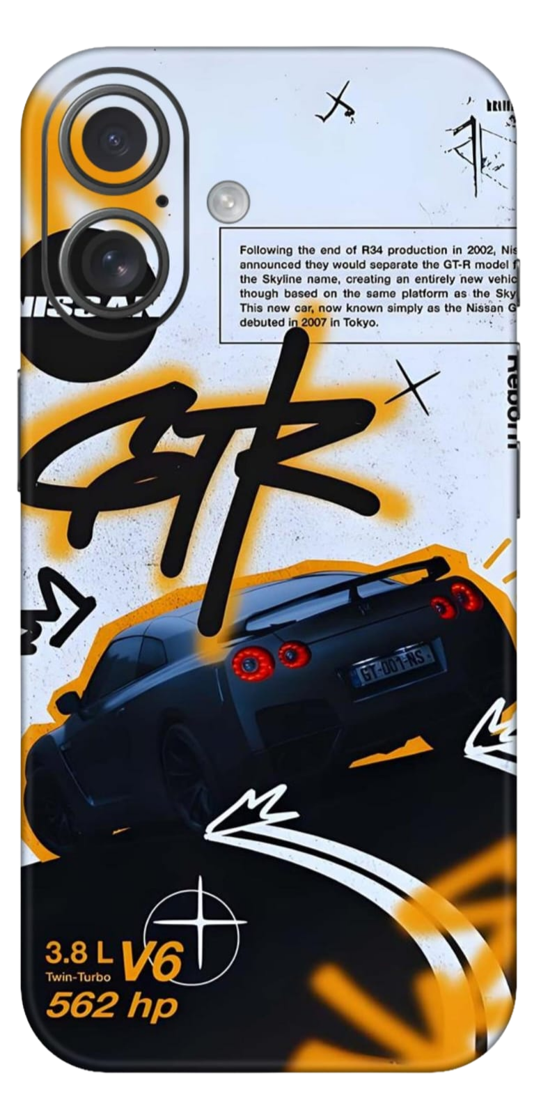 Nissan GTR sports car mobile skin
